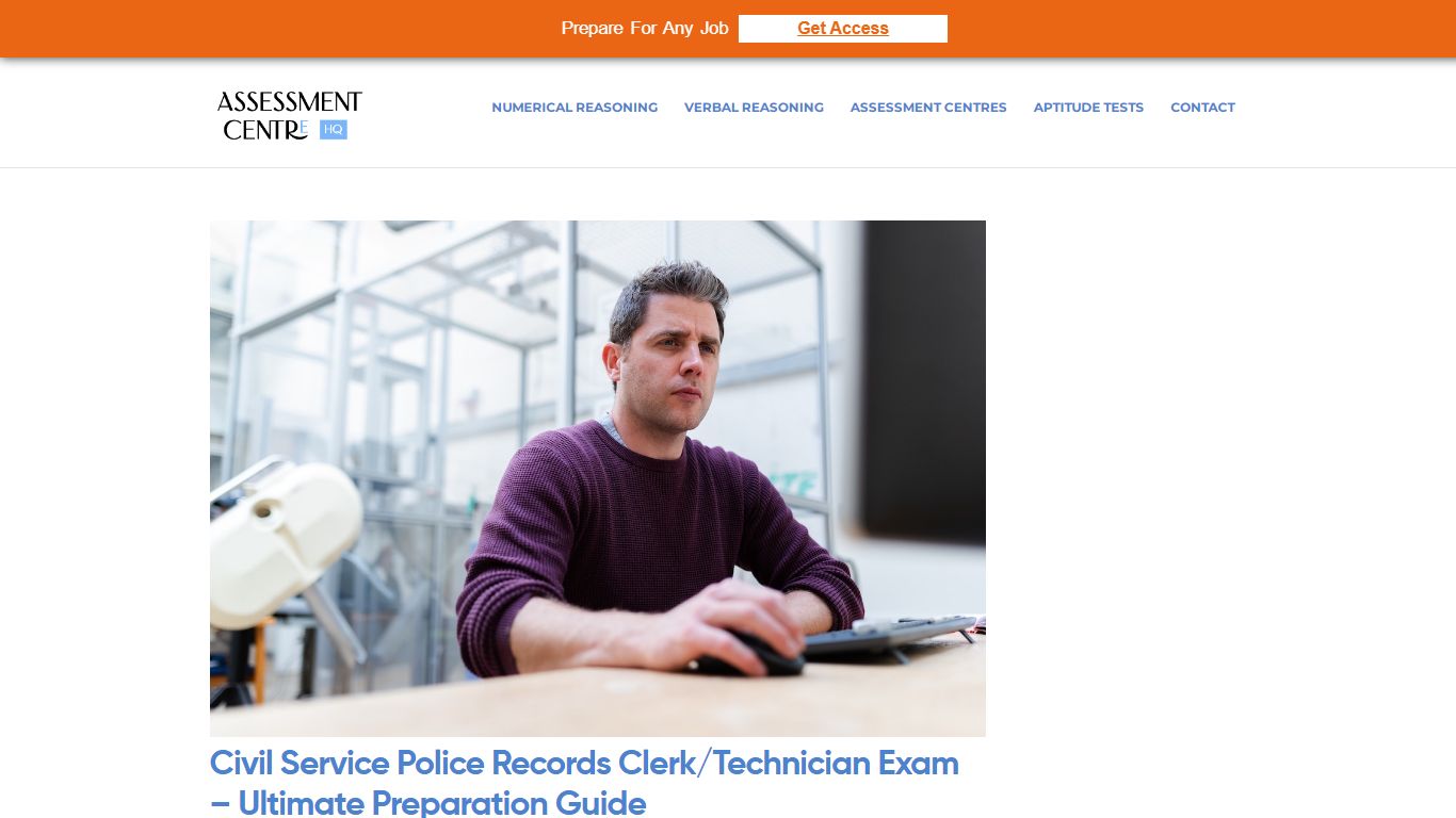 Police Records Clerk/Technician Test (2022 Prep Guide)